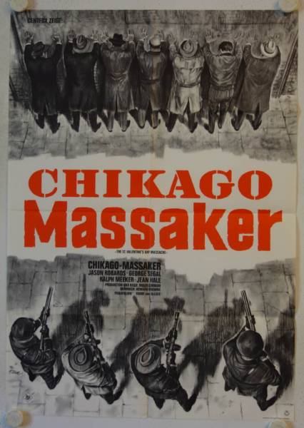 The St. Valentines Day Massacre original release german movie poster